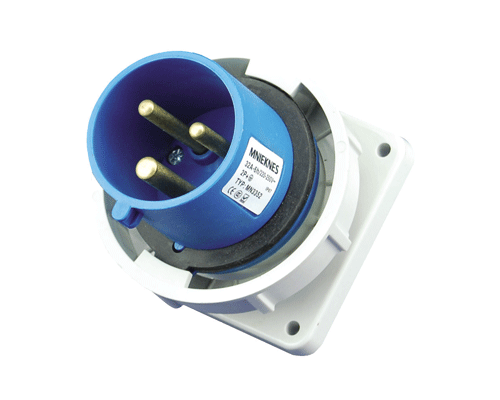 16A 2P+PE IP67  Concealed Plug