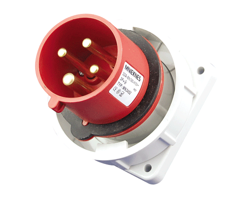 32A 3P+PE IP67 Concealed Plug